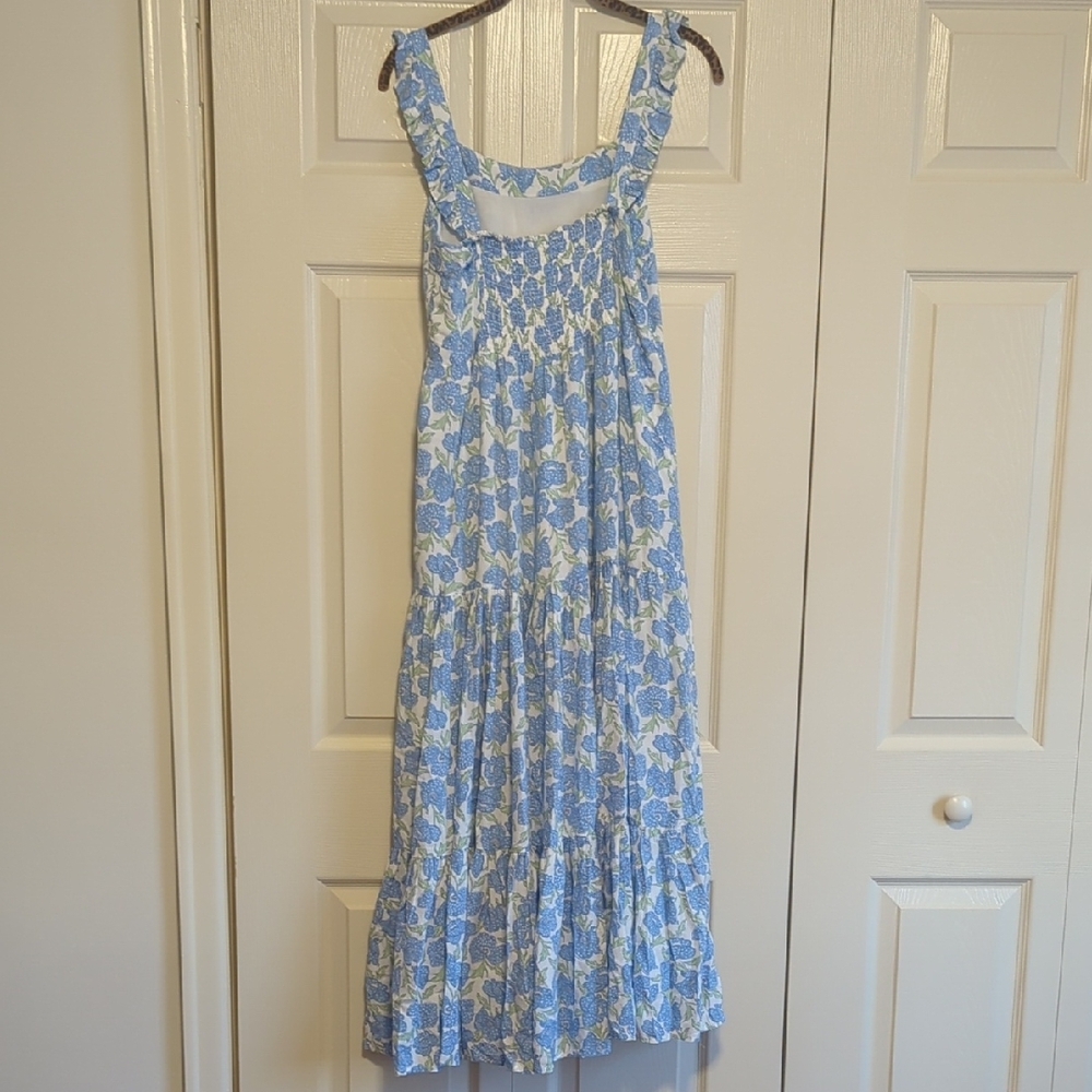 Haute Hippie Boho Floral Tiered Midi Dress - Picture 3 of 7